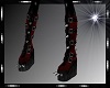 spikeboots red