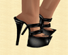 Black LATEX heels
