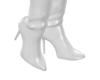 Dree White Boots