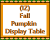 Pumpkin Display Table
