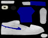 Blue an white forces