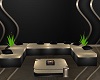 MP~BLACK PEAL COUCH SET