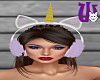 Unicorn Headset Ani lila