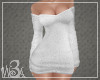 WA3 Sweater Dress-White