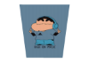 Shinchan cutout