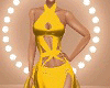 Yellow Gown with Train
