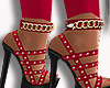 big heels red