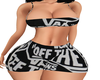 Van's Shorts (Blk & W