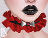 {B} Red Ruffle Collar v2