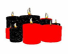 Candles (red and black)