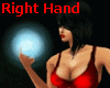 Animated magic hand ball