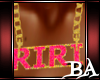 RIRI Pink&Gold Chain