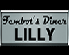 Lilly Diner Nametag