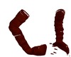 CRIMSON-ARMWARMER GLOVES