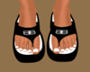 Bal. Black Sandals.