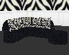 Black and Zebra Sofa