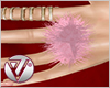 V♥ Fluffy Ring Pink