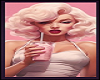 Pink Milkshake Lady Cutout Summer Picture
