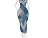 Patchy Maxi Dress