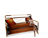 CHAIN-COUCH-BROWN