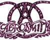 Aerosmith logo in pink