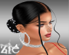 Lillian Sleek Bun Black