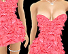 *T* Coral Ruffle Dress