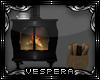 -V- Basement Fireplace