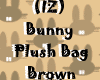 (IZ) Bunny Plush Brown
