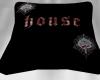 Silver Rose house Pillow
