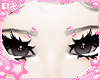 . pink brow piercings