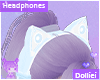 ! Headphones Kitty Blue