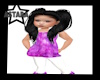 kids Purple Capri Set