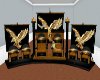Golden eagle throne