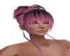 Blk/Pink Messy Bun