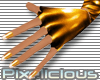 PIX Pawla PVC GlovesGold