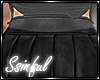 Ss✘Dark Leather Skirt