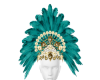 ~BX~ Teal Feather Crown