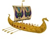 Gold Cleopatra Barge