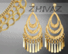 Z-XtraLong Gold Earrings