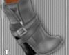 Grey Ankle Boots