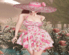 MxU-Pink roses Dress