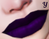 Lips Dark Violet