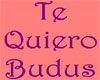 i love budus in spanish
