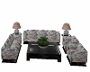 Floral Print Couch Set