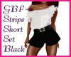 GBF~Striped Short Set Bl