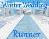 Winter Wedding Runner