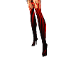 Red Flame Thigh Boot