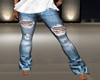 Marea ripped flare pants