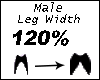 Leg Width 120%